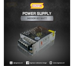 Power Supply Indoor 12V 60W 5A